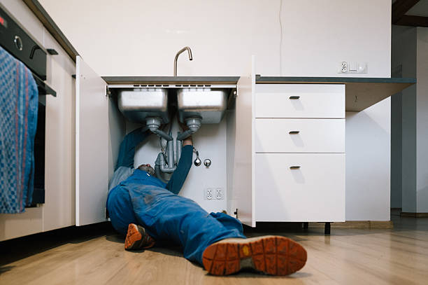 Professional Leak Detection technician working in Clear Lake, WI